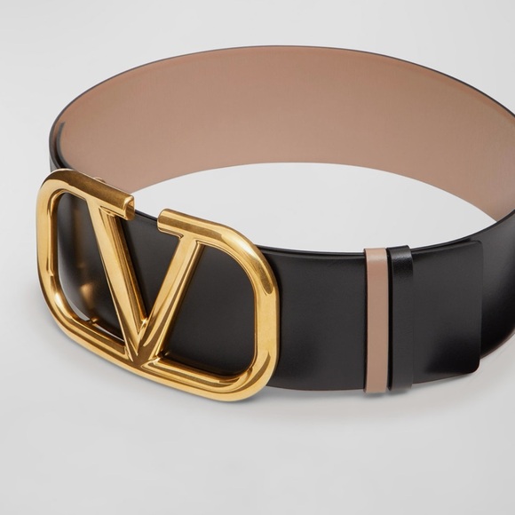 VALENTINO Reversible VLogo Leather Belt XS - Picture 4 of 13